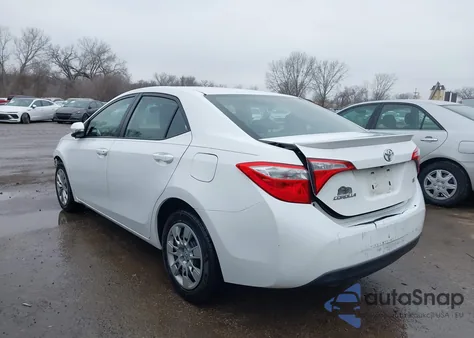 2015 Toyota Corolla S из США, поврежденный, VIN 5YFBURHE6FP264131